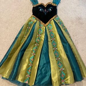 Disney chasing fireflies Princess Anna frozen dress sz 4-6x nwot